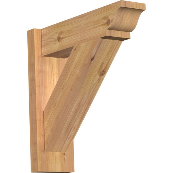 Ekena Millwork Traditional Smooth Traditional Outlooker, Western Red Cedar, 5 1/2"W x 18"D x 18"H OUT06X18X18TRA01SWR - main